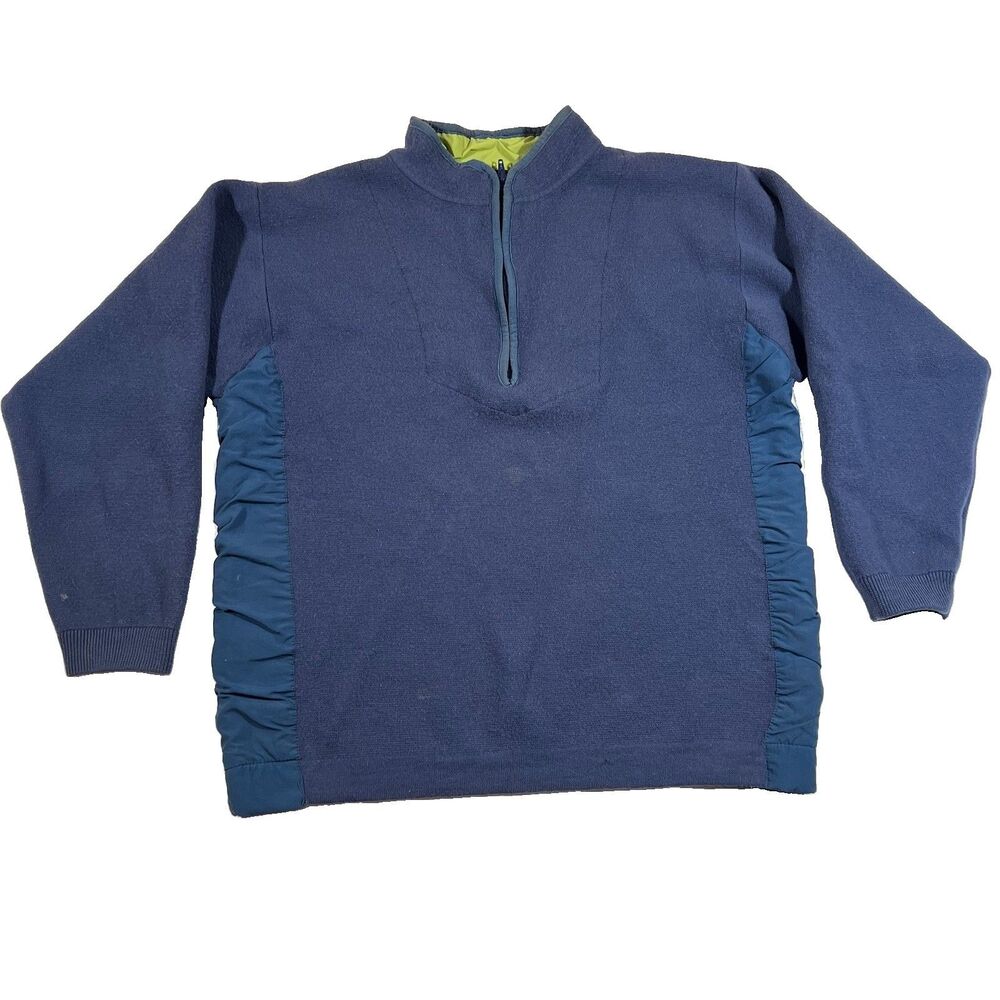 Vintage Patagonia 100% Wool Half Zip Sweater Jacket Y2K Women's Large